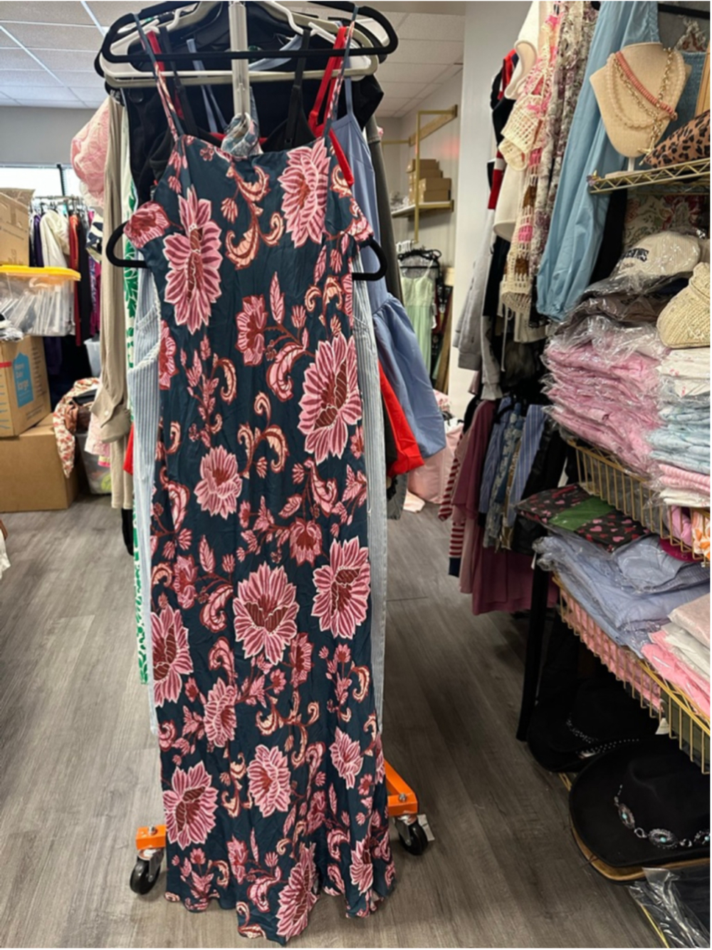 Farm Rio Flower Delicacy Paisley Slipdress|Size XL|NWT - Picture 7 of 9